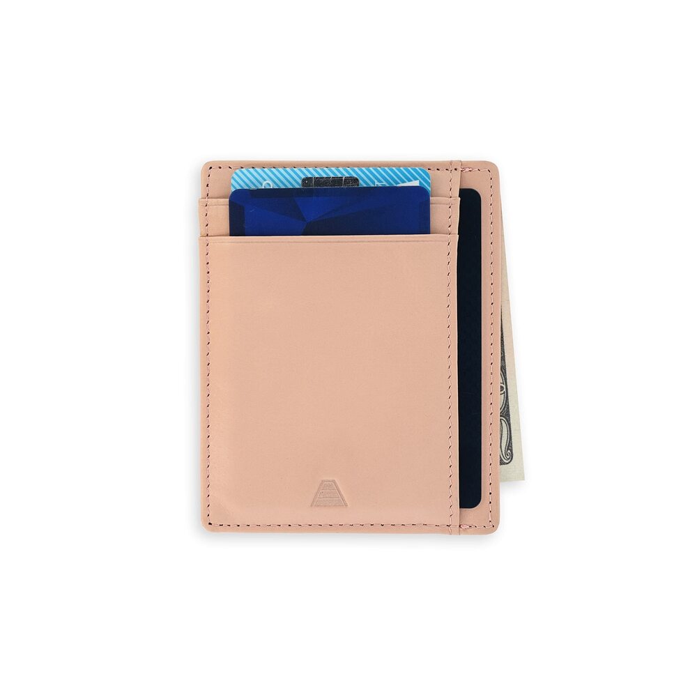 3724 Leather Slim Wallet, Minimalist Front Pocket RFID Blocking Card Holder